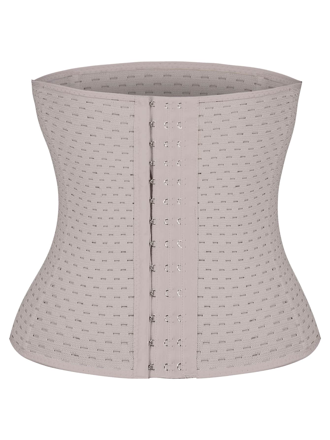 Steel Boned Waist Trainer - Dusty Purple - View 1