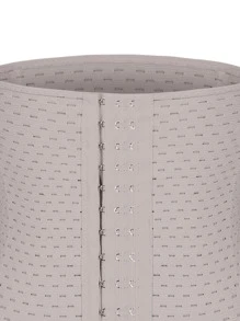 Steel Boned Waist Trainer - Dusty Purple - View 3