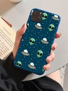 Alien Pattern Phone Case - Multicolor - View 2
