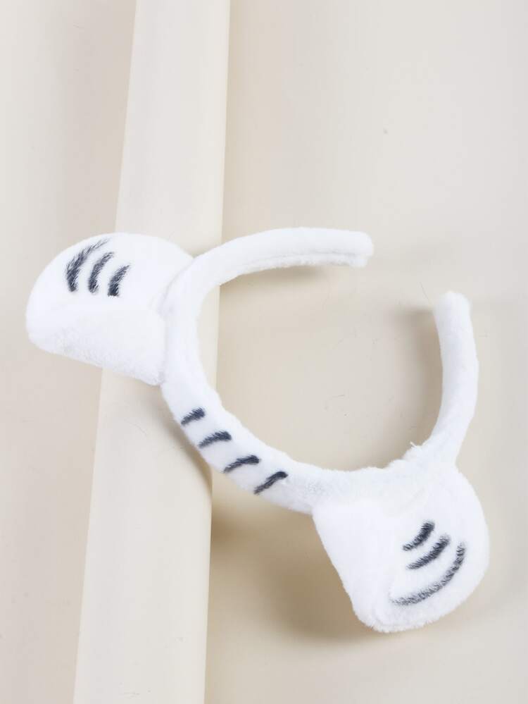 White Tiger Costume Hairhoop - Multicolor - View 4