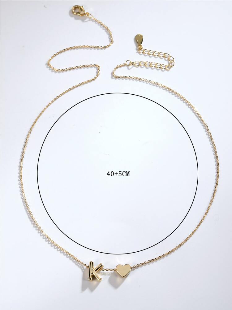 Dây chuyền Trang trí chữ cái - Vàng - Xem 2