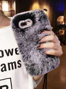 Ốp trang trí bằng kim cương giả tương thích với iPhone Tương thích với iPhone 11,IPhone 13,IPhone 14 Pro Max - Xám - Xem 3