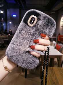 Ốp trang trí bằng kim cương giả tương thích với iPhone Tương thích với iPhone 11,IPhone 13,IPhone 14 Pro Max - Xám - Xem 5