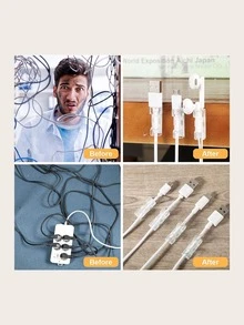 20 bộ tổ chức cáp dữ liệu tự dính - Trong sáng - Xem 6