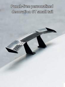 Car Mini Spoiler Wing - الأسود - مشاهدة 3
