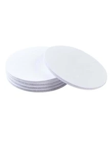 10入組素色防滑魔術貼 - 白色 - 查看 2