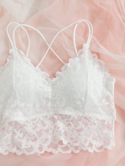 4sets Bloemen Kanten BH Boyshorts Lingerie Set view 5