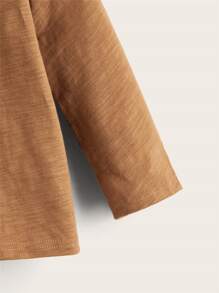 SHEIN 小男童3入組四分之一按鈕T恤 - 彩色 - 查看 9