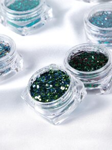 6盒金屬亮絲美甲飾品 - 彩色 - 查看 5