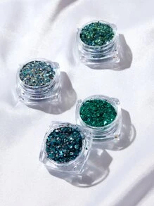 6盒金屬亮絲美甲飾品 - 彩色 - 查看 7