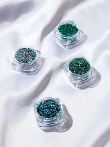 6盒金屬亮絲美甲飾品 - 彩色 - 查看 6