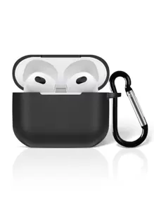 Plain Case Compatible With Airpods 3 - Black - View 1