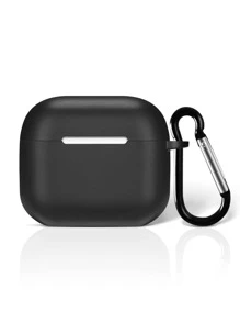 Plain Case Compatible With Airpods 3 - Black - View 3