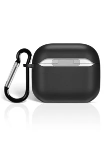 Plain Case Compatible With Airpods 3 - Black - View 4