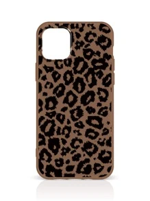 Leopardtryckt telefonfodral - Multifärgad - Visa 3