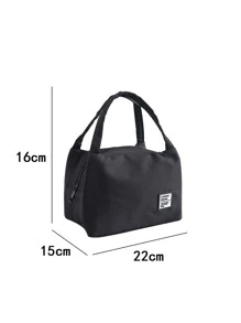 Túi đựng đồ ăn trưa màu ngẫu nhiên 1pc chữ cái - Nhiều màu - Xem 3