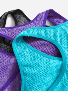 Easithlete 3 piezas Sujetador deportivo absorbe el sudor transpirable de espalda nadador