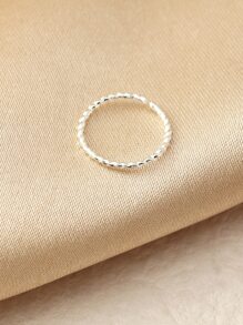 Simple Nose Ring - Silver - View 4