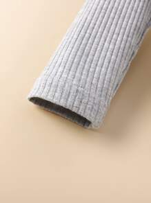 Souflis Souflis Top De Cuello Alto De Punto Acanalado Para Niño Pequeño, Conjunto De 3 Piezas - Multicolor - Ver 6