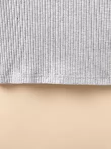 Souflis Souflis Top De Cuello Alto De Punto Acanalado Para Niño Pequeño, Conjunto De 3 Piezas - Multicolor - Ver 8