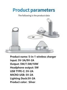 1無線充電器 - 銀色 - 查看 8