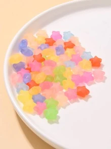 100pcs Star Bead DIY Jewelry Accessory - Multicolor - View 2