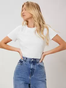 MOTF PREMIUM CAMISETA SLIM A RAYAS - Multicolor - Ver 1