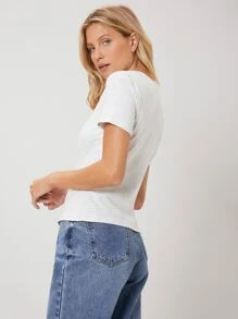 MOTF PREMIUM CAMISETA SLIM A RAYAS - Multicolor - Ver 2