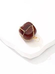 1 pieza colgante de piedra - Burdeos - Ver 3