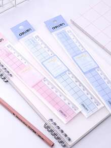 1pc Plaid Pattern Random Ruler,Rulers - Multicolor - View 3