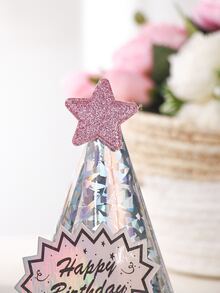 1入組金屬質感生日派對帽 - 彩色 - 查看 6