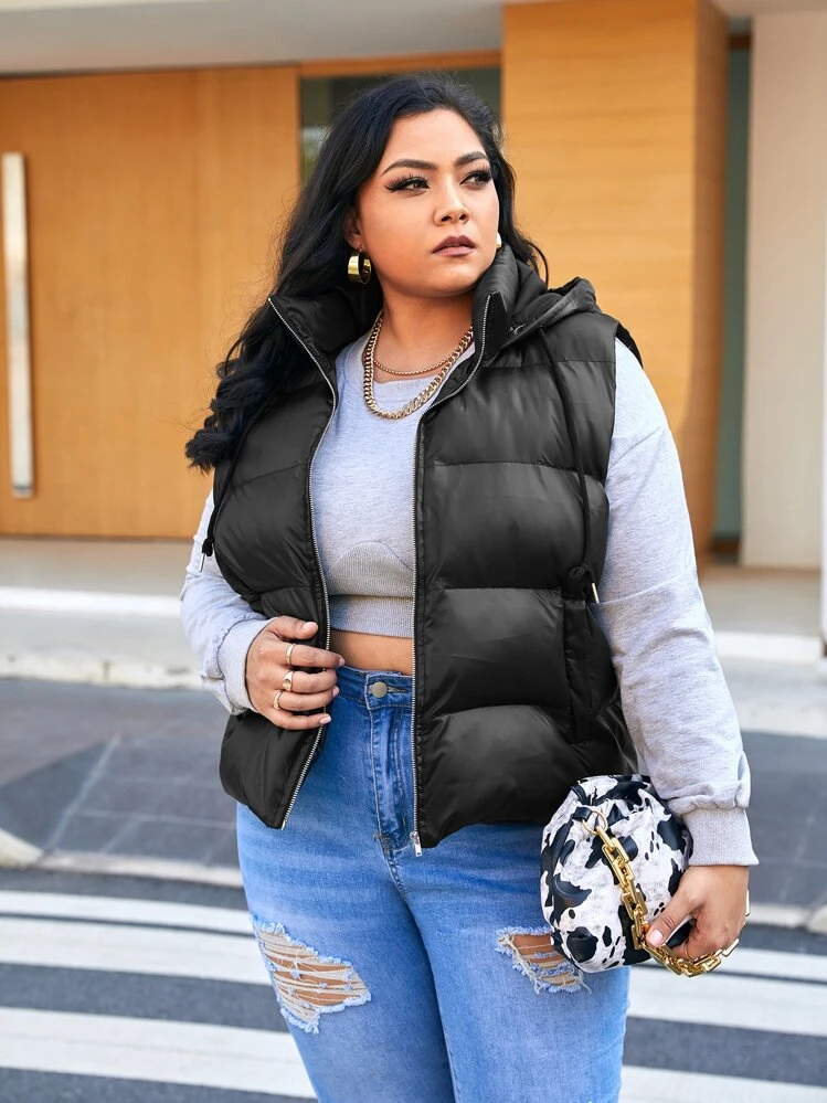 Teddy BIISDOST Gilet In Pile Da Donna – Leggero, Con Tasche, Scollo A V, Morbido E Antistatico, Taglie Forti