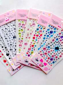 1入組隨機水晶貼紙
