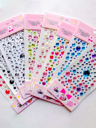 1入組隨機水晶貼紙