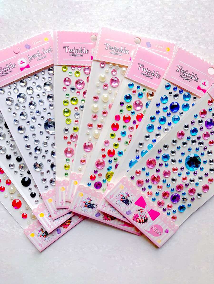 1入組隨機水晶貼紙