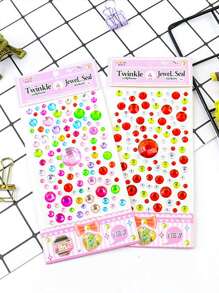 1入組隨機水晶貼紙