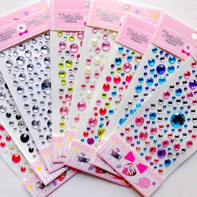 1入組隨機水晶貼紙