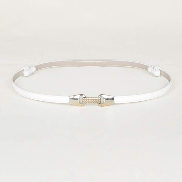 

для девочек Ремень с металлической пряжкой, Белый