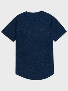 GENTILAND 男士2入組弧形下擺T恤 - 彩色 - 查看 2