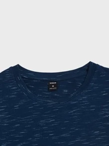 GENTILAND 男士2入組弧形下擺T恤 - 彩色 - 查看 4