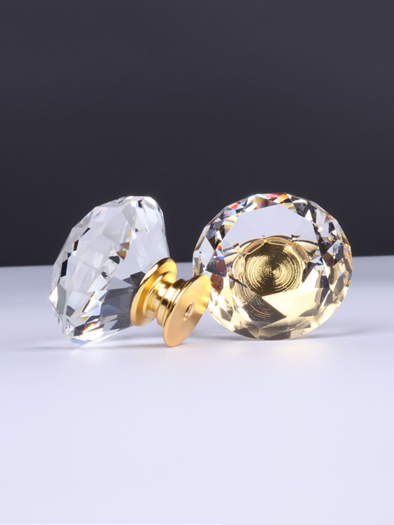 3 piezas cristal puerta tire asa - Multicolor - Ver 1