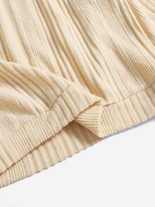 SHEIN EZwear 2pcs Ribbed Knit Pullover - Multicolor - View 4