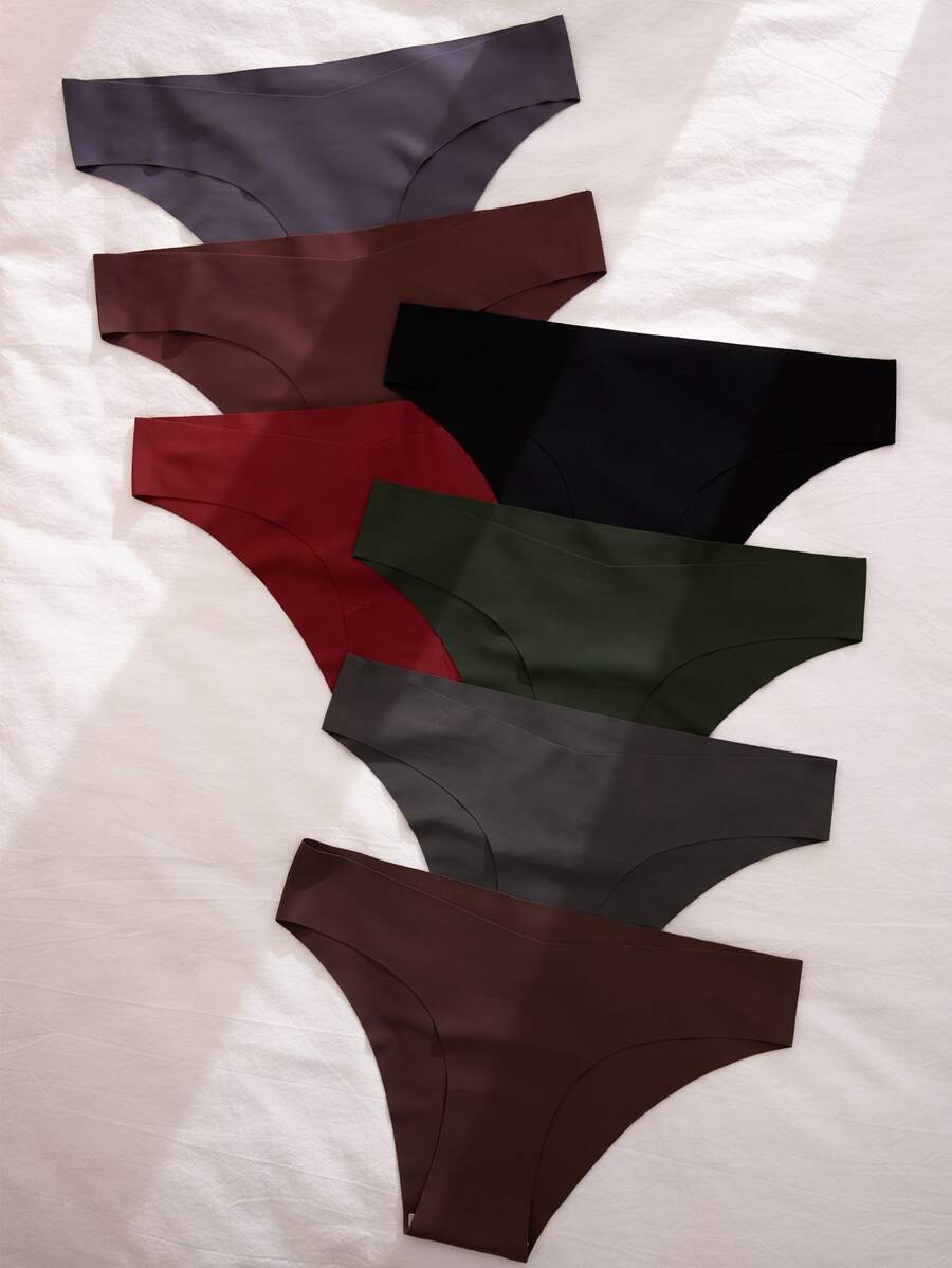 7pack Plain No Show Panty - Multicolor - View 1