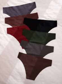 7pack Plain No Show Panty - Multicolor - View 2