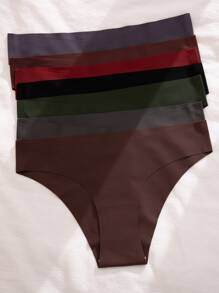 7pack Plain No Show Panty - Multicolor - View 3