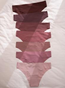 7件素色無痕內褲 - 彩色 - 查看 5
