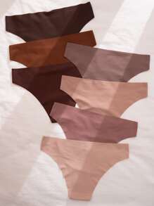 7pack Plain No Show Panty - Multicolor - View 2