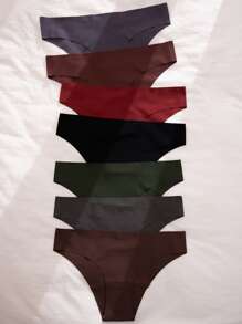 7pack Plain No Show Panty - Multicolor - View 5