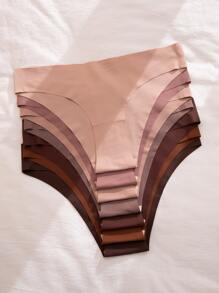 7pack Plain No Show Panty - Multicolor - View 4