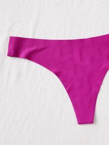 7pack Solid No Show Panty - Multicolor - View 4